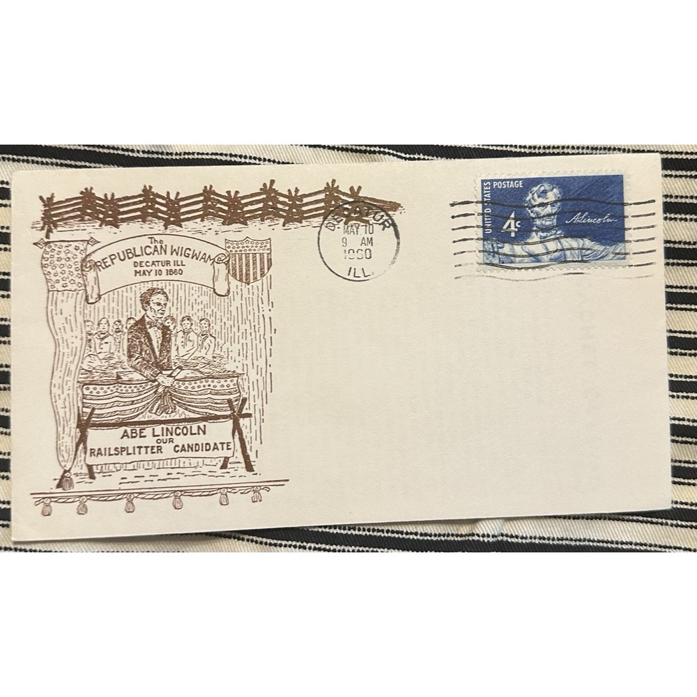 1198 4c Homestead Act, Pontiac Press cachet, And Lincoln 1960